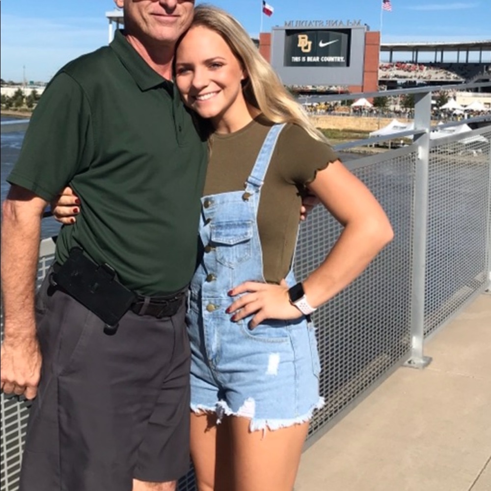 Overall shorts